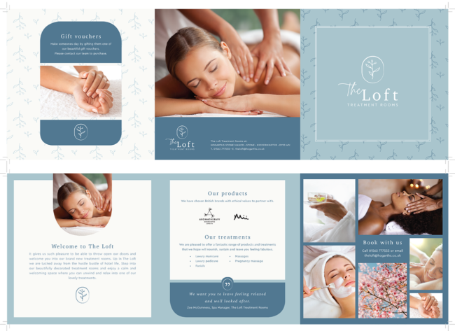 Print design - The Loft welcome brochure